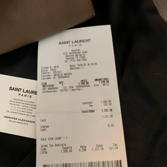 Saint Laurent tote - Picture 3 of 15